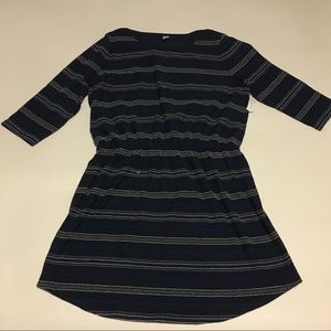 Old Navy Stitched Striped Dress XL NWT